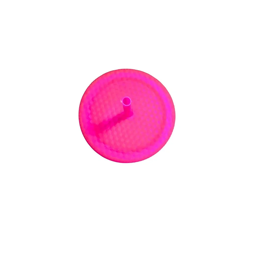 deadstock 2021 NEW STARBUCKS neon pink studded tumbler w lid &straw 24oz receipt